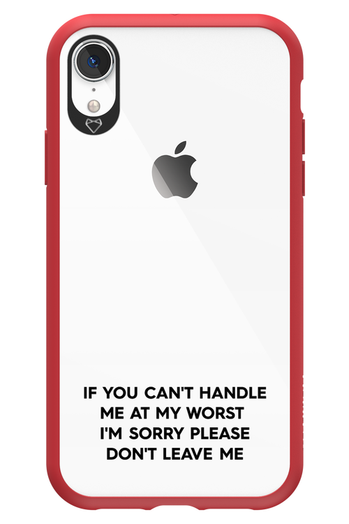 Sorry - Apple iPhone XR