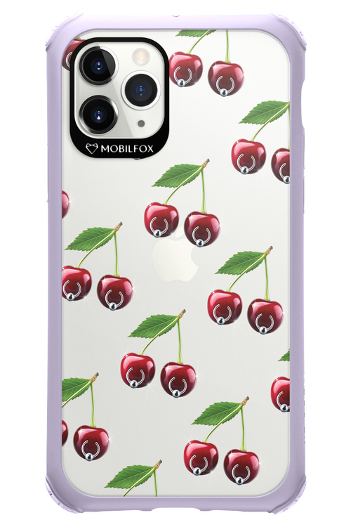 Spicy Cherries Transparent - Apple iPhone 11 Pro