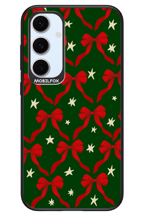 Bow & Stars (Green) - Samsung S24 FE