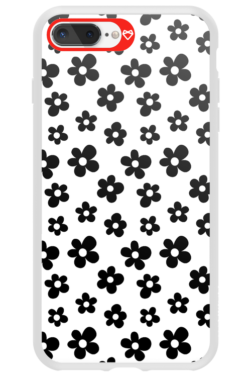 Monochrome Flowers  - Apple iPhone 7 Plus