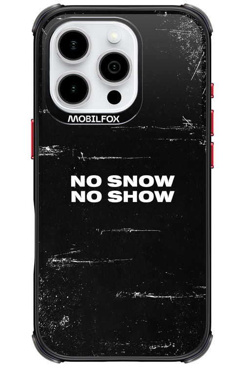 No snow, no show - Apple iPhone 16 Pro