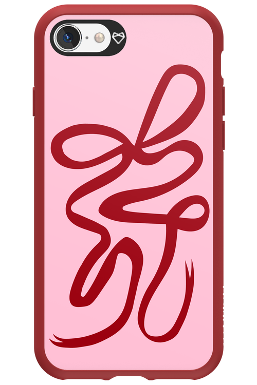 Burgundy Bow - Apple iPhone SE 2020
