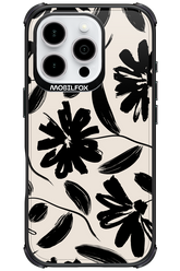 Monochrome Flowerss - Apple iPhone 16 Pro