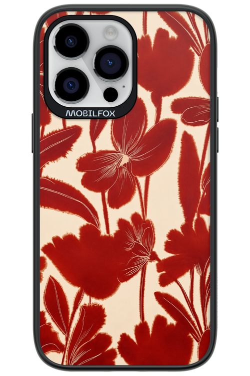 Burgundy Flowers 2.0 - Apple iPhone 14 Pro Max