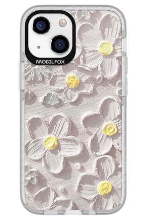 White Flowers - Apple iPhone 13 Mini