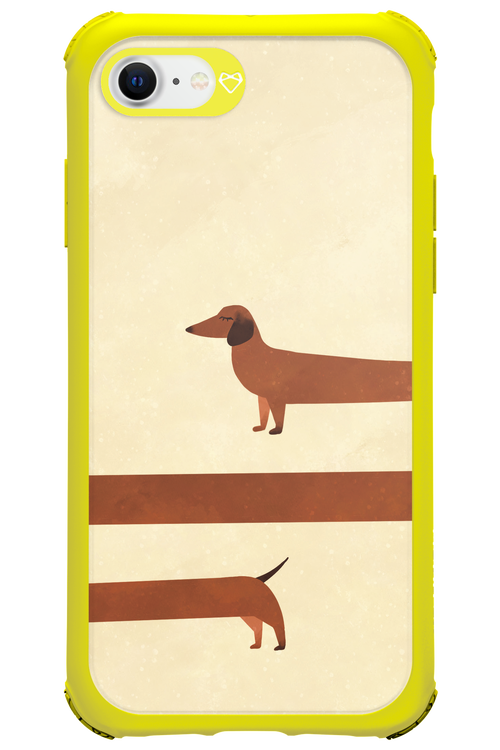 Stretchy Dog - Apple iPhone 8