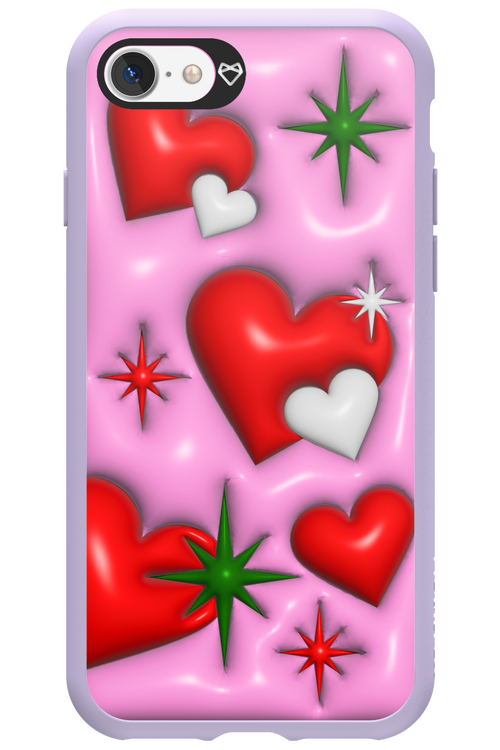 Holiday Hearts - Apple iPhone 7