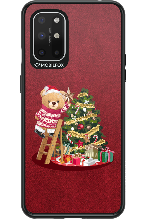 Christmas Bear (Burgundy) - OnePlus 8T
