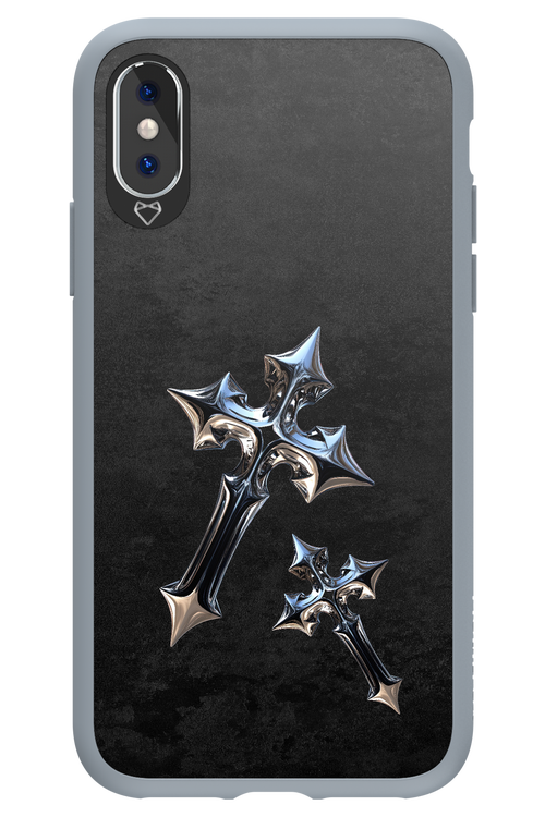 Chrome Crosses 2.0 - Apple iPhone X