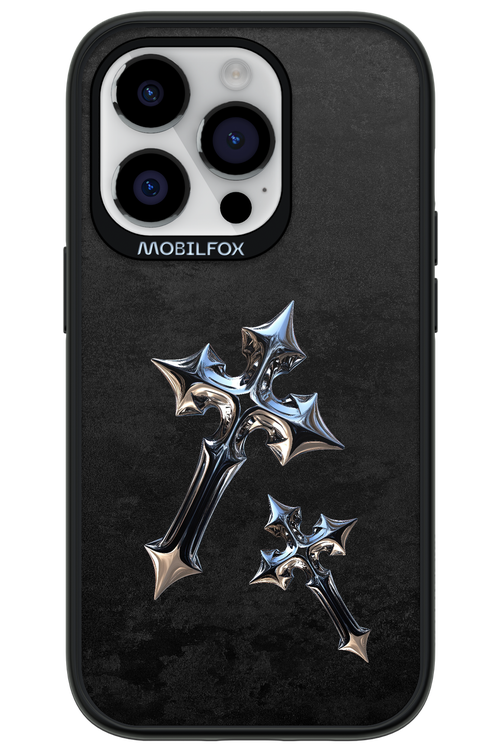 Chrome Crosses 2.0 - Apple iPhone 14 Pro