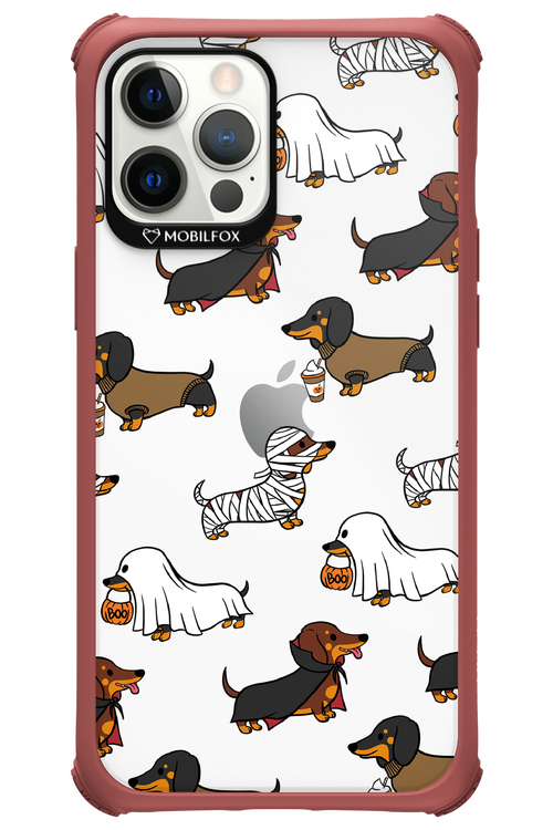 Scary Dachshund (Transparent) - Apple iPhone 12 Pro Max