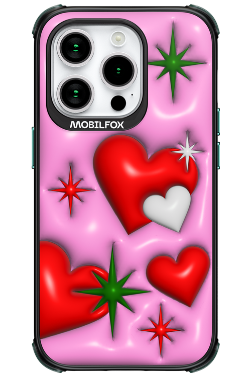Holiday Hearts - Apple iPhone 15 Pro