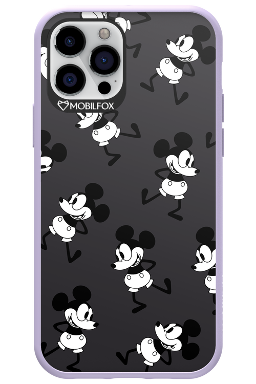 Iconic Mouse (antracite pattern) - Apple iPhone 12 Pro