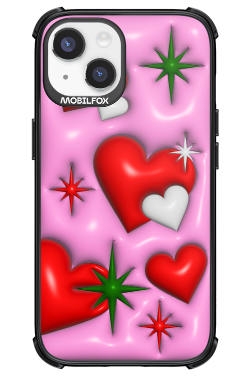 Holiday Hearts - Apple iPhone 14