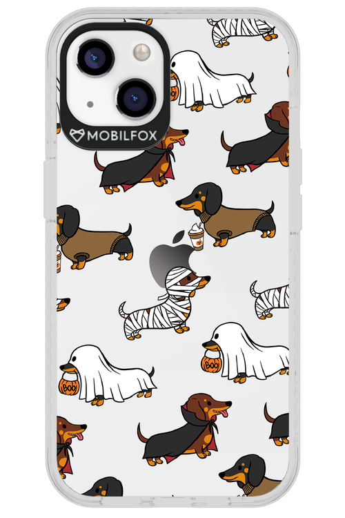 Scary Dachshund (Transparent) - Apple iPhone 13