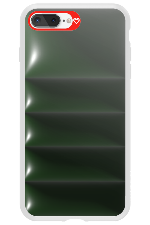 Earth Green Puffer Case - Apple iPhone 8 Plus