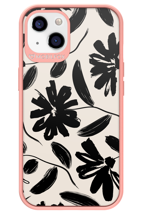 Monochrome Flowerss 2.0 - Apple iPhone 13