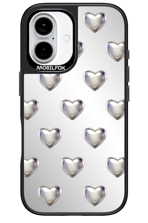 Shiny Hearts Mirror - Apple iPhone 16