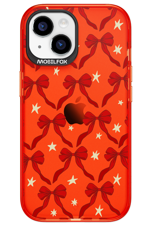 Bow & Stars (Transparent) - Apple iPhone 15