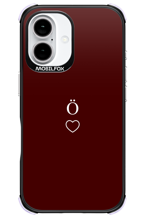 O Burgundia II 2.0 - Apple iPhone 16