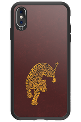 Burgundy Leopard - Apple iPhone XS Max