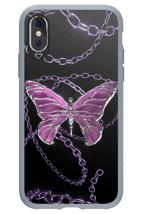 Butterfly Necklace - Apple iPhone X