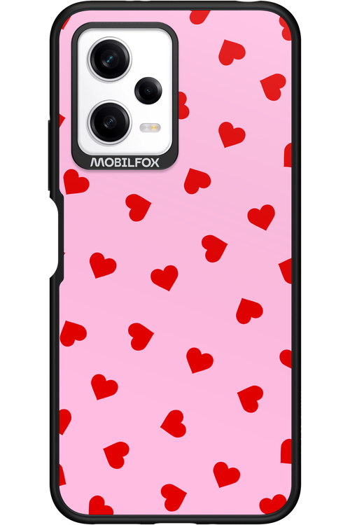 Sprinkle Heart Pink - Xiaomi Redmi Note 12 5G