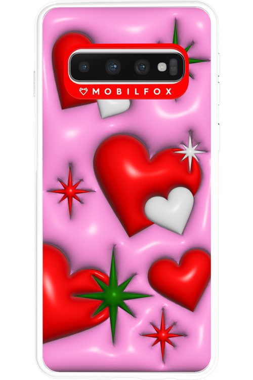 Holiday Hearts - Samsung Galaxy S10
