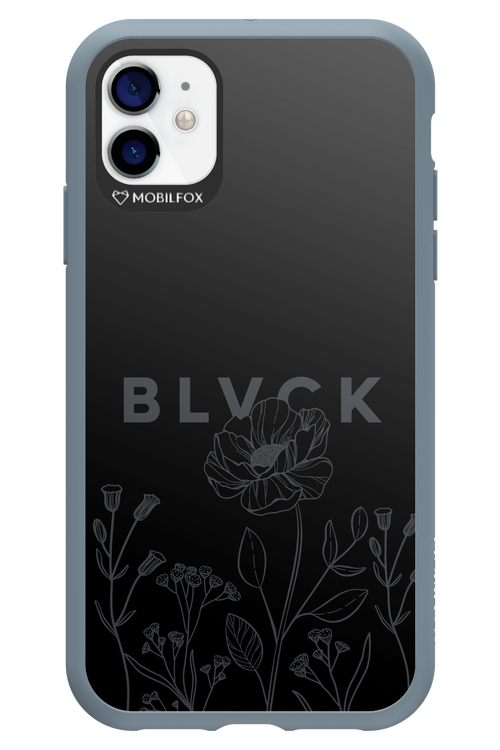 Black Flowers - Apple iPhone 11