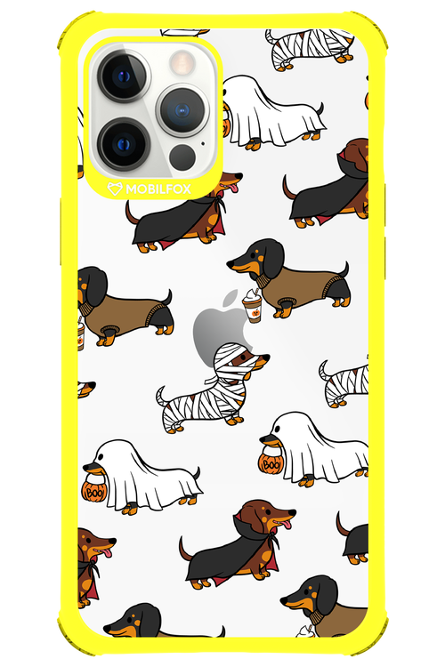 Scary Dachshund (Transparent) - Apple iPhone 12 Pro Max