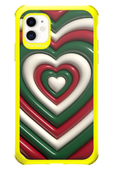 XMAS Hearts - Apple iPhone 11