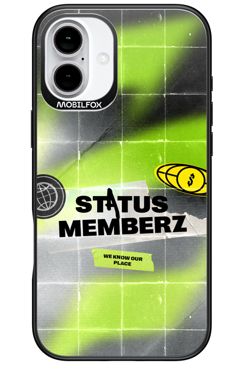 Status Memberz - Apple iPhone 16 Plus