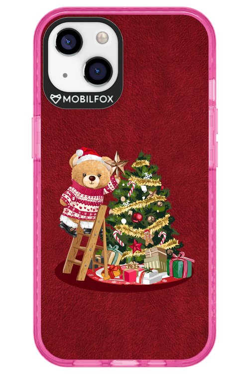 Christmas Bear (Burgundy) - Apple iPhone 13