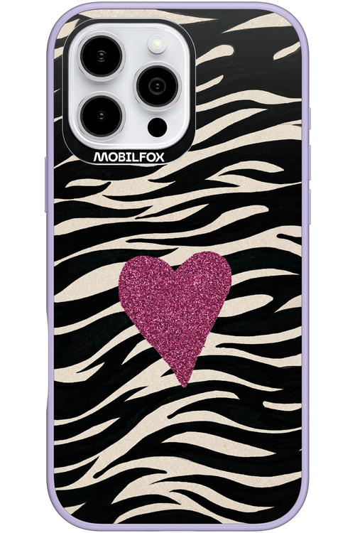 Zebra Heart 2.0 - Apple iPhone 16 Pro Max