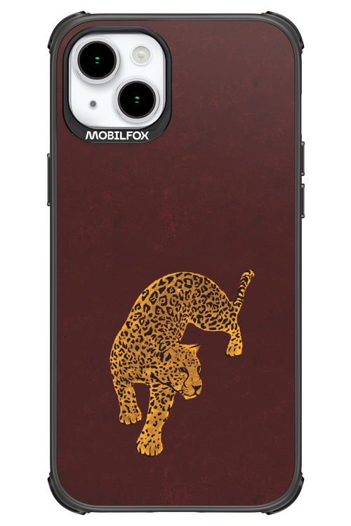 Burgundy Leopard - Apple iPhone 15 Plus