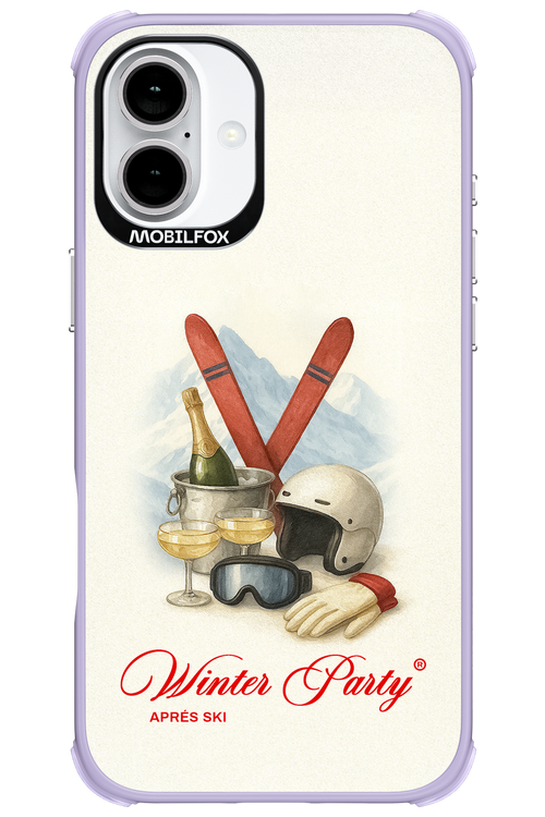 Winter Ski Party - Apple iPhone 16 Plus