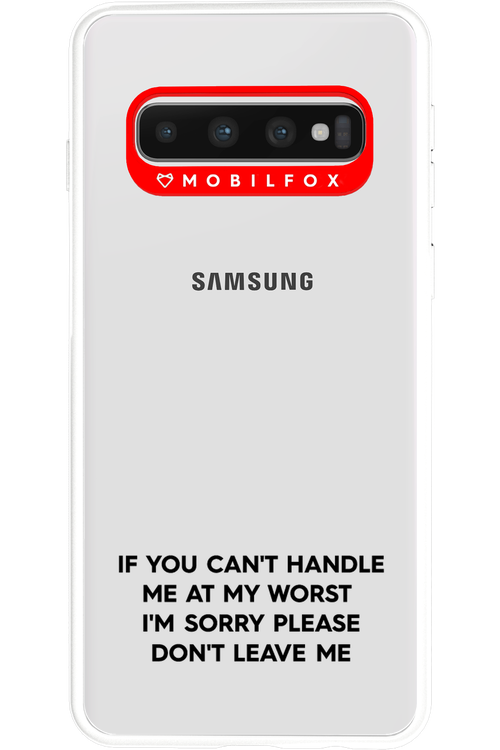Sorry - Samsung Galaxy S10