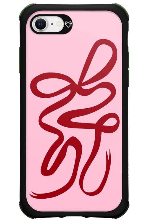 Burgundy Bow - Apple iPhone SE 2020
