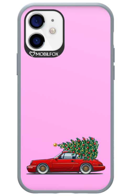 XMAS Car Pink - Apple iPhone 12