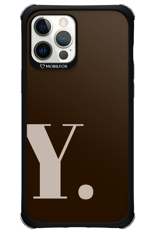Y (Mokka Foam) - Apple iPhone 12 Pro Max