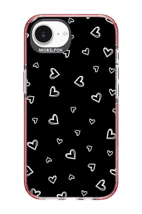 Monochrome Hearts 2.0 - Apple iPhone 16e