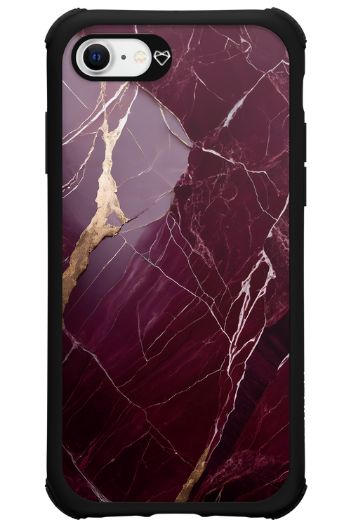 Burgundy Marble - Apple iPhone 8