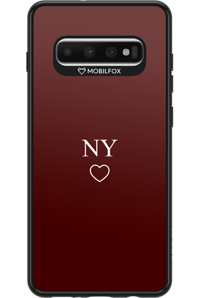NY Burgundia 2.0 - Samsung Galaxy S10+
