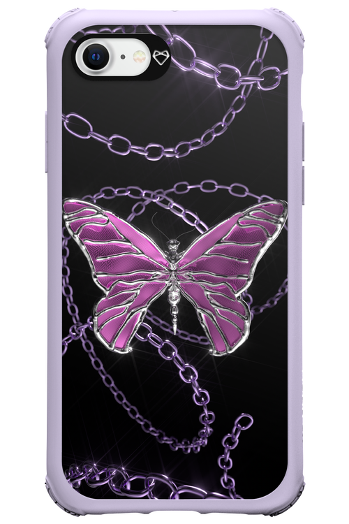 Butterfly Necklace - Apple iPhone SE 2022