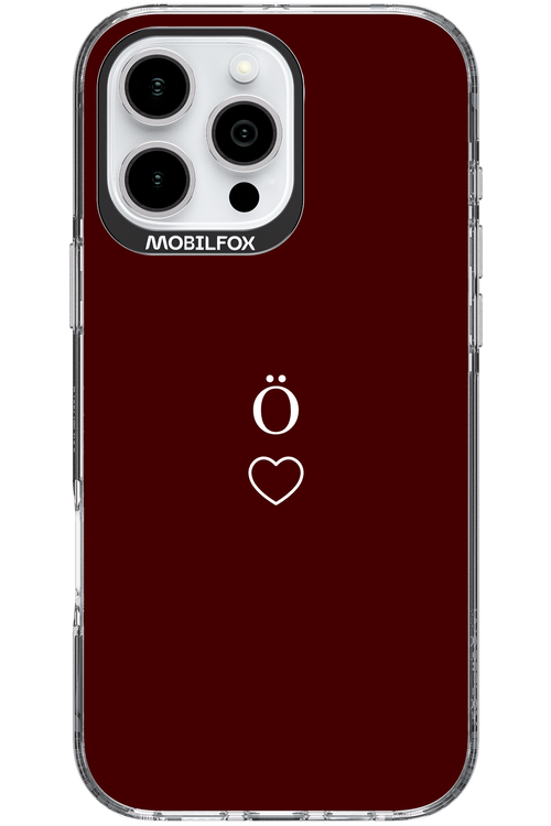 O Burgundia II 2.0 - Apple iPhone 16 Pro Max