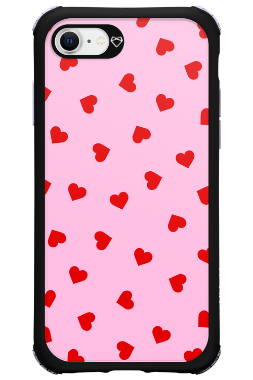 Sprinkle Heart Pink - Apple iPhone SE 2020