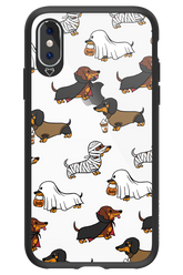 Scary Dachshund (Transparent) - Apple iPhone XS