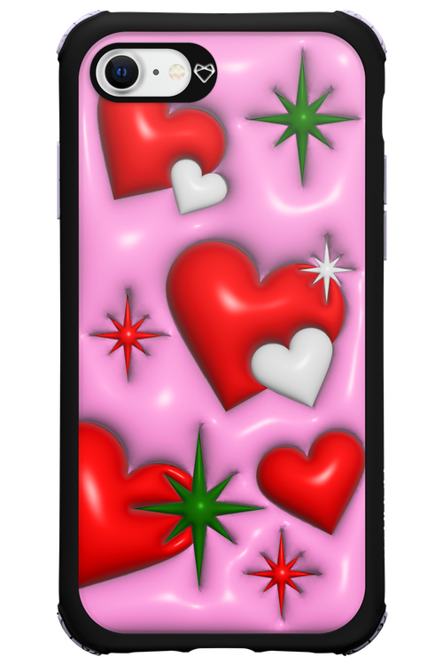 Holiday Hearts - Apple iPhone SE 2020