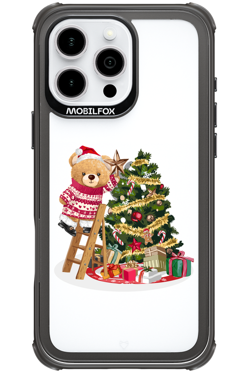 Christmas Bear (Transparent) - Apple iPhone 16 Pro Max