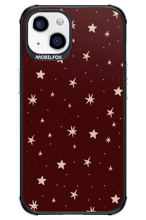 Burgundy Stars - Apple iPhone 13